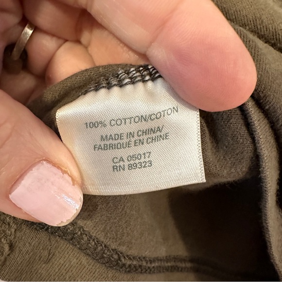 Roots Canada Athletic 1973 Thermal Mens Pullover Size XL Olive Green Beaver Logo - Picture 10 of 10